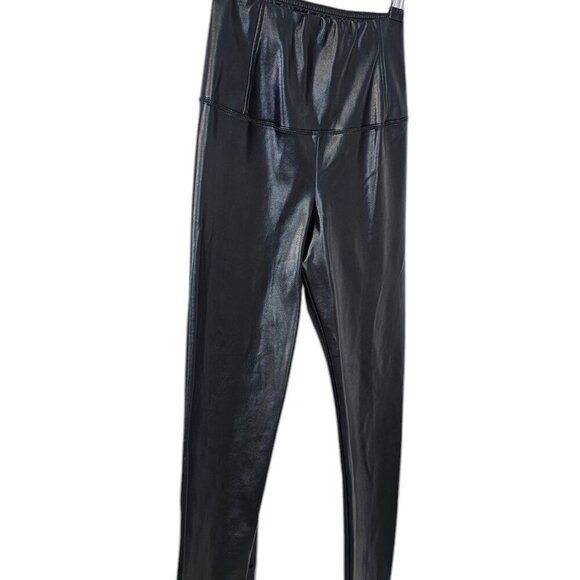 Aritzia Wilfred Free Daria Pant, High Waist Vegan Leather Leggings, Black, XS - Picture 6 of 9